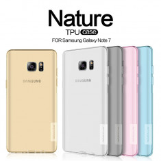 Husa Samsung Galaxy Note 7 TPU Nature by Nillkin Gold foto