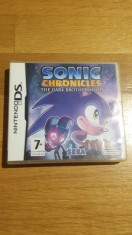 NINTENDO DS Sonic Chronicles The dark brotherhood / Joc original by WADDER foto