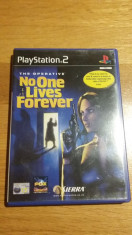 PS2 The operative No one lives forever / joc original PAL by WADDER foto