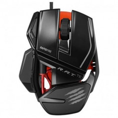 Mouse Gaming Mad Catz R.A.T. Te Negru Lucios foto