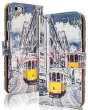 Toc FlipCover Fancy Samsung Galaxy S6 LISBOA, Cu clapeta