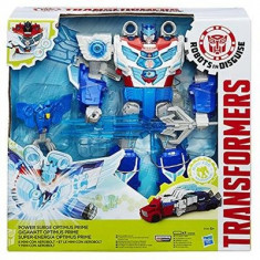 Jucarie Transformers Robots In Disguise Power Surge Optimus Prime And Aero Bolt foto