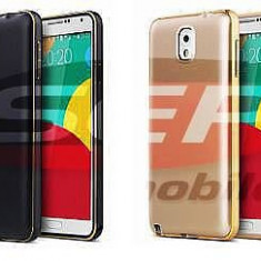 Bumper Aluminiu Suede Samsung Galaxy S6 BLACK