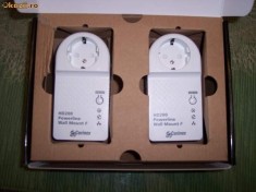 Adaptor Powerline CORINEX HomeNet Power Plug HD200 - Internet prin priza de 220V foto