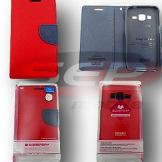 Toc FlipCover FANCY MERCURY Samsung Galaxy S6 edge RED-NAVY