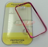 Bumper aluminiu Samsung I9500 Galaxy S4 roz, Samsung Galaxy S4