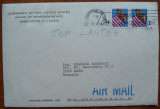 Cumpara ieftin Scrisoare de felicitare a lui Tom Lantos , senator american , circulata , antet