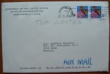 Scrisoare de felicitare a lui Tom Lantos, senator american, circulata, antet