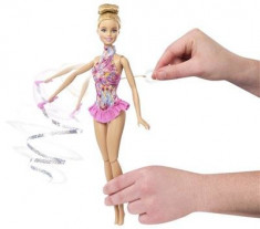 Papusa Barbie Careers Gymnast Blonde Doll foto