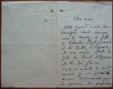 Scrisoare a lui Constantin George Manu, diplomat din familie de boieri, 1935