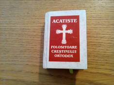 ACATISTE * Folositoare Crestinului Ortodox - 2001, 430 p. foto
