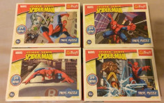 Set 4 Mini Puzzle Trefl 54 piese - SpiderMan foto