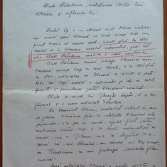 Lucrare scrisa olograf de Tache Papahagi in 1919 si corectata de Bianu , aromani