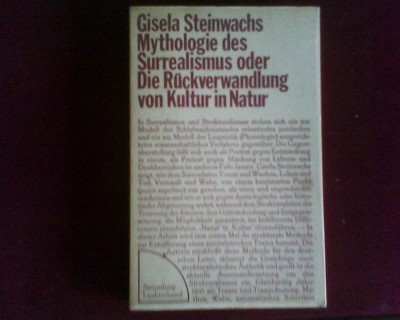 Gisela Steiwachs Mythologie des Surrealismus (Mitologia suprarealismului) foto