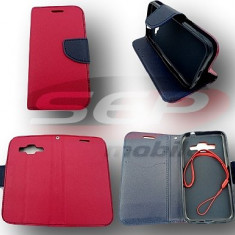 Toc FlipCover Fancy Sony Xperia E4 PINK-NAVY