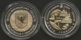 Moneda Ucraina 5 Hrivne 2014, 75 Ani Infiintare Regiunea Ivano Frankivsk, Numismatica