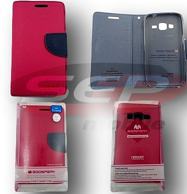 Toc FlipCover FANCY MERCURY Samsung Galaxy S6 edge PINK-NAVY