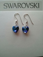 Cercei swarovski elements - handmade foto