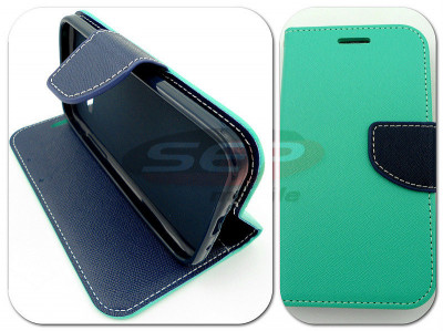 Toc FlipCover Fancy Samsung Galaxy S7 MINT-NAVY foto