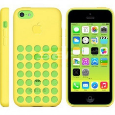 Husa silicon Apple iPhone 5c galbena