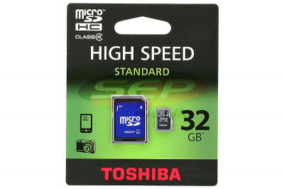 Card memorie micro-SD 32GB Toshiba foto