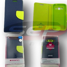 Toc FlipCover FANCY MERCURY Samsung Galaxy S6 NAVY-LIME