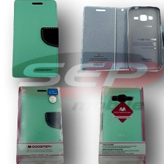 Toc FlipCover FANCY MERCURY Samsung Galaxy S6 MINT-NAVY