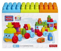 Jucarie Mega Bloks First Builders 1-2-3 Learning Train foto