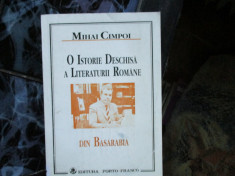 MIHAI CIMPOI O ISTORIE DESCHISA A LITERATURII ROMANE DI BASARABIA foto