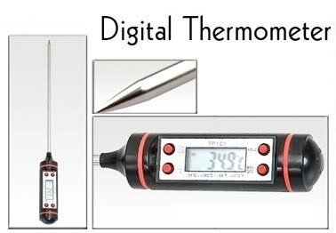 Termometru alimentar digital cu tija de bucatarie foto