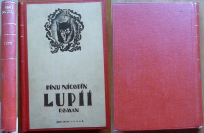 Dinu Nicodin, Lupii, roman, Socec, 1933, editia 1 foto