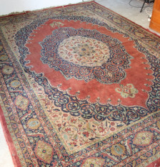 Covor persan 335X245 cm, din lana naturala; Mocheta; Carpeta foto