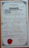 Cumpara ieftin Extractus matriculae baptisatorum, Banat, Timisoara, 1862, sigiliu impecabil