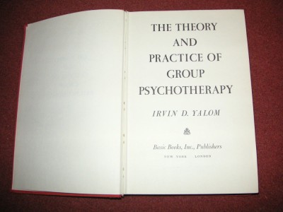 The theory and practice of group psychotherapy - Irvin D.Yalom foto
