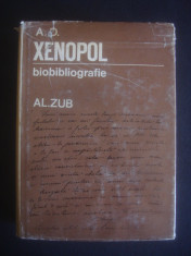 AL. ZUB - A. D. XENOPOL BIOBIBLIOGRAFIE foto