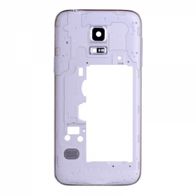 Rama carcasa mijloc Samsung S5 mini G800F argintie sh foto