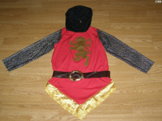 costum carnaval serbare cavaler narnia pentru copii de 10-11-12 ani foto