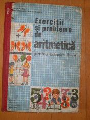 EXERCITII SI PROBLEME DE ARITMETICA -I -IV - IOAN ARTIN - DE COLECTIE ! foto