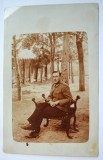 Fotografie veche militar / jilt - scaun de epoca circa 1918