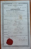 Cumpara ieftin Extractus matriculae baptisatorum, Biled, Timisoara, 1860, sigiliu impecabil