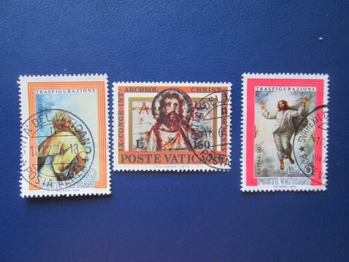 VATICAN=SERIE STAMPILATA