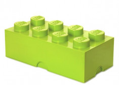 Cutie Depozitare Lego 2X4 Verde Deschis foto
