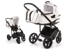 Carucior copii 2 in 1 cu landou Knorr-Baby Volkswagen Carbon Optik White foto