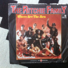 ritchie family Where Are The Men disc single vinyl muzica disco dance 1979 vg+