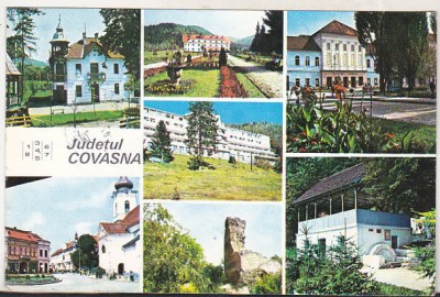 bnk cp Judetul Covasna - Vedere - circulata foto
