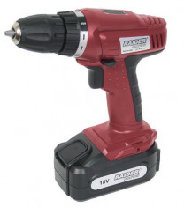 Masina pentru gaurire si insurubare cu baterie 18 V cu 2 baterii Raider Power Tools RD-CD12-2WL foto