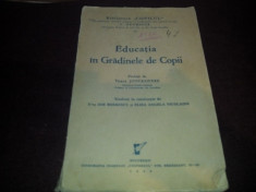 V NEYRINK - EDUCATIA IN GRADINELE DE COPII 1939 foto