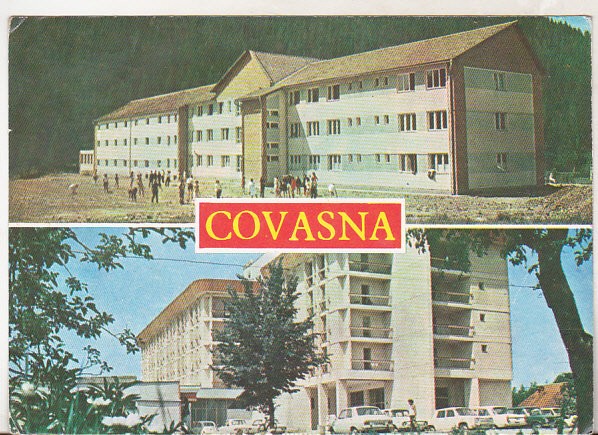 bnk cp Covasna - Vedere - circulata - marca fixa
