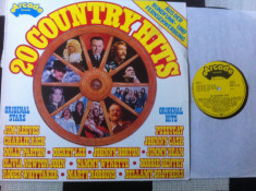 country 20 Country Hits Various compilatie disc vinyl lp muzica editie vest 1977 foto