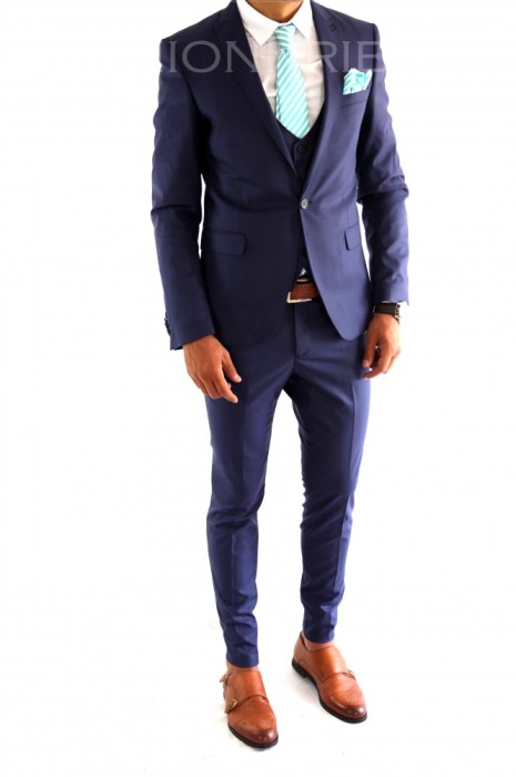 Costum tip ZARA - sacou + vesta + pantaloni costum barbati casual office - 6982 foto mare Costum tip ZARA - sacou + vesta + pantaloni costum barbati casual office - 6982 foto mare